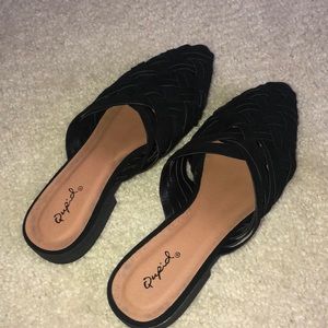 Brand New Qupid flat slip ons